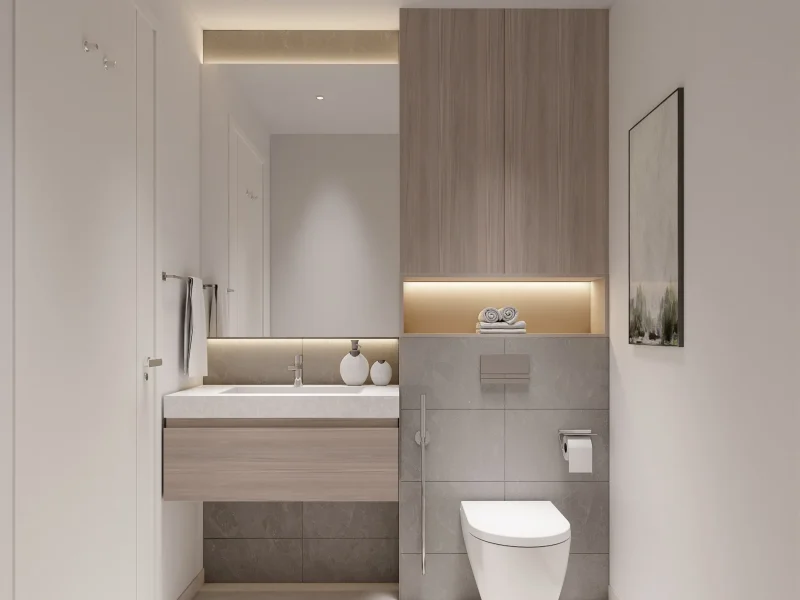 Ellington House II_Apartment_Powder Room